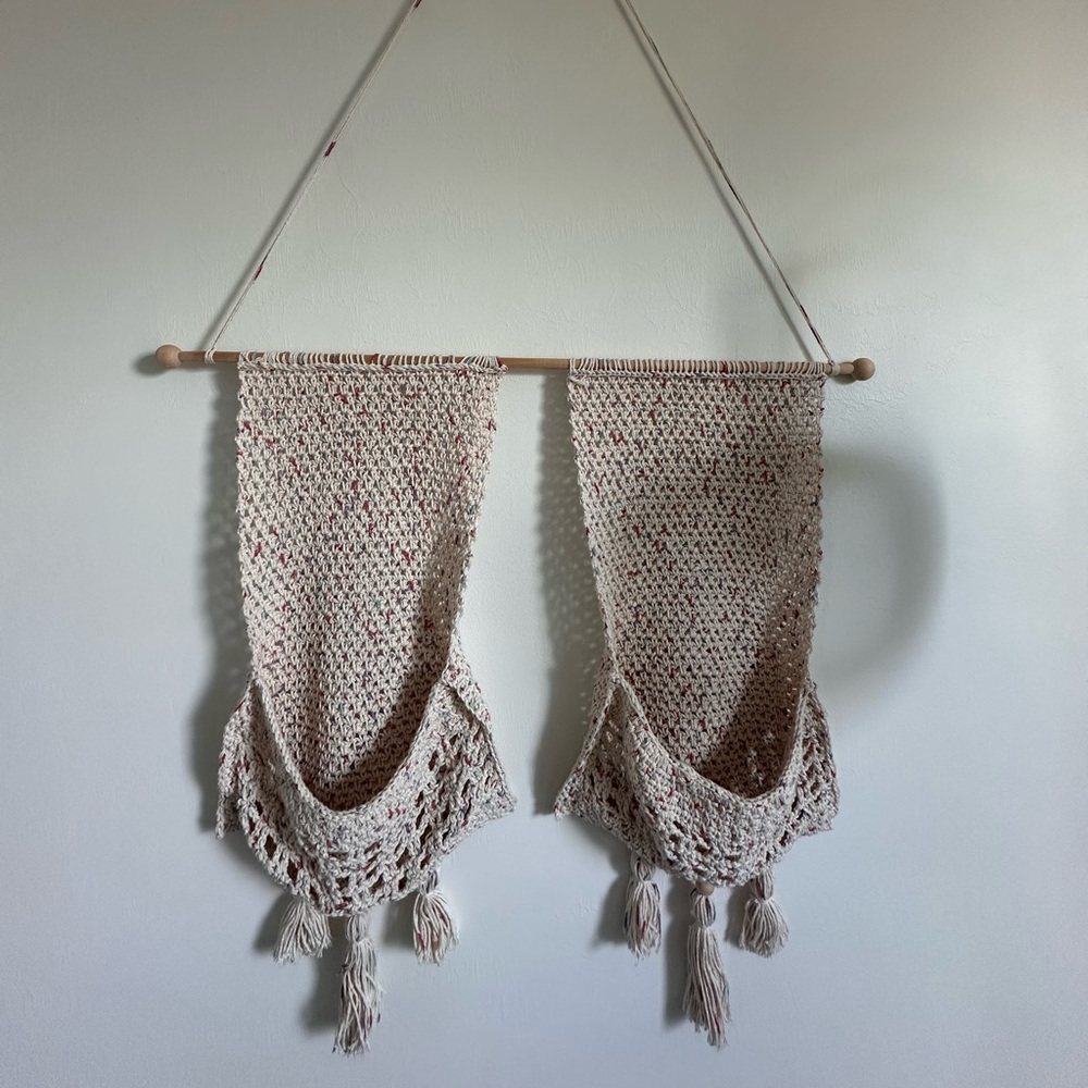 Boho Macrame Wall Hanging with Tassels